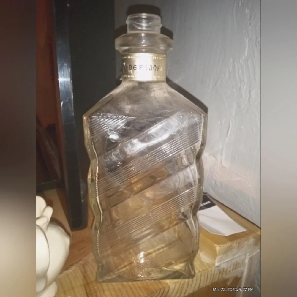 1960’s (I W HARPER) Rectangular Bourbon Decanter